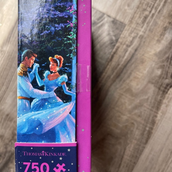 Disney Thomas Kinkade Cinderella Dancing in the Starlight 750 Piece Puzzle NIB - Picture 8 of 8